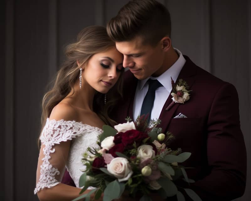 Featured image for Unveiling The Splendid Palette: Sage Green and Burgundy Wedding